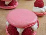 Macarons chantilly et framboises aux 4 épices