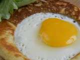 Pancake et oeuf sur le plat ... le tout en un