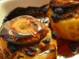 Pommes au four amande & raisin - Roasted apples with almonds and sultanas