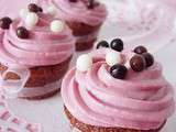 Mini cupcakes chocolat-framboise