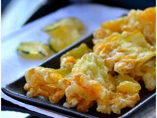Tempura de Fleurs de Courgettes