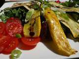 Salade de légumes grillés à l’huile de noix