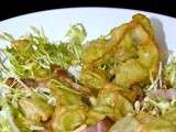 Salade aux ravioles du Dauphiné en friture