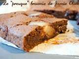 Brownie poire choco (enfin presque) de Jamie Oliver