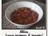 Chleta (sauce aux poivrons et tomates)