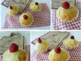 Muffins citron, framboise