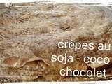 Crêpes soja-coco-chocolat