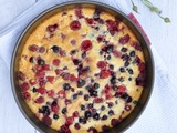 Clafoutis fruits rouges