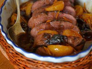 Magret de canard aux épices et clémentines