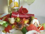 Salade d'endives au pamplemousse et vin fruité