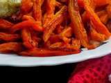 Frites de patate douce {sans friture}
