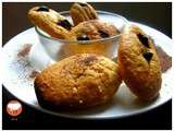 Madeleines aux cranberries {sans oeufs}