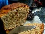 Pain aux pruneaux, abricots à la farine de blé noir