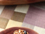 Barres de sarrasin, cacahuètes et canneberges à la coréenne (Gangjeong)