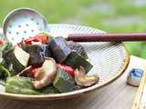 Légumes d'étés marinés à la japonaise (agebitashi)