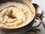 Porridge d'avoine fermentée