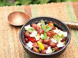 Salade de haricots rouges 'Bola Roja' aux saveurs tex-mex
