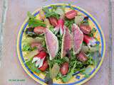 Salade de rouget à la plancha et agrumes Bataille food #34