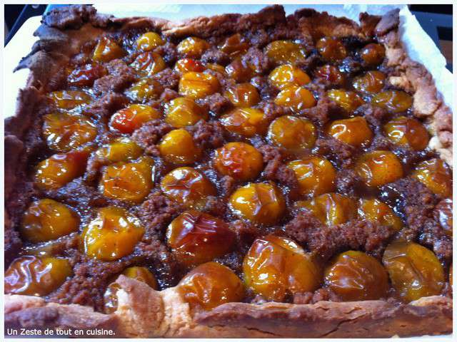 Recettes De Tarte Mirabelles De Un Zeste De Tout En Cuisine