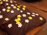 Cake au citron de Sophie Dudemaine, glaçage chocolat