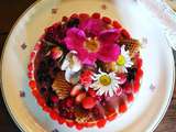 Cheesecake des abeilles (miel, rose & framboise)