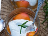 Abricots poêlés au miel et romarin