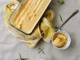 Glace aux abricots, romarin et mascarpone