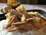 Porc shogayaki, porc sauté au chou et au gingembre