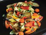Salade tiède de légumes grillés