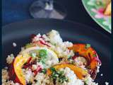 Quinoa, potiron, plat complet vegetarien