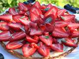 Tarte aux fraises de Daphné, inspiration p. Hermé, au thermomix si vous voulez