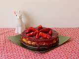 Cheesecake aux fraises allégé en sucre pour ne pas dire adieu au bikini