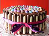Layer Cake Party Chocolat Framboise {Smarties - Finger}