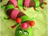 Gâteau Chenille