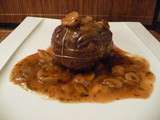 Alouette (Paupiettes) de boeuf sauce chasseur