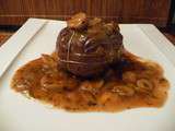 Alouettes (paupiettes) de boeuf sauce chasseur