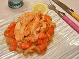 Blancs de poulet marinés au citron et rhum