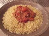 Boulghour sauce au thon et à la tomate