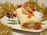 Bûche de Noël poires et chocolat
