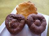 Coeur fondant au chocolat noir, coeur bounty {Battle food #19}