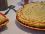Crêpes aux zestes d’orange