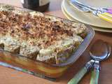 Gratin d’andouillettes aux pommes lyonnaises {Battle food #28}