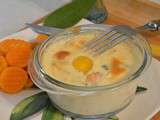 Oeuf cocotte au chèvre et à la sauge