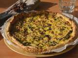 Quiche au chou vert et au bacon