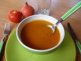 Velouté de potimarron aux tomates grillées
