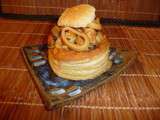 Vol au vent crevettes et encornets
