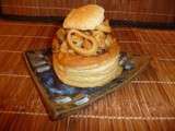 Vol au vent crevettes et encornets