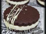 Biscuits Au Cacao Fourrés à La Vanille