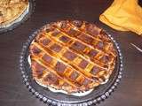 Pear and Cranberry pie / Tarte aux poires et airelles