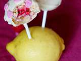 Cake-pops citron-framboise